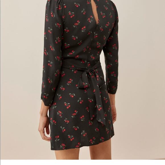 NWT Reformation Cherry Print Dress - Picture 5 of 15